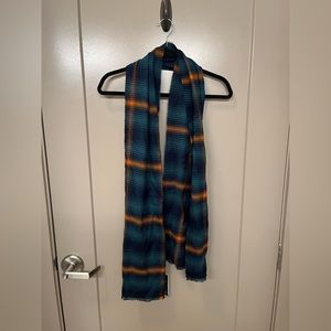 Plaid Johnstons of Elgin cashmere scarf